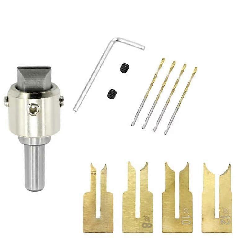 1 Set 612mm Bead Drill Carbide Ball Blade Woodworking Router Molding Tool Beads Router Bit Set
