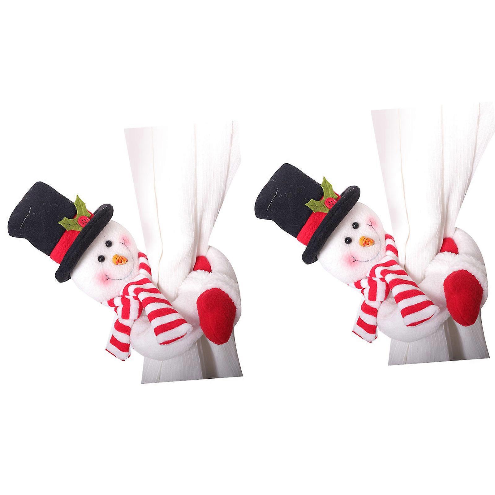 Sustainable Character Window Tiebacks Sturdy Colorfast Cloth Event Designs for Indoor Seasonal Decoration  B