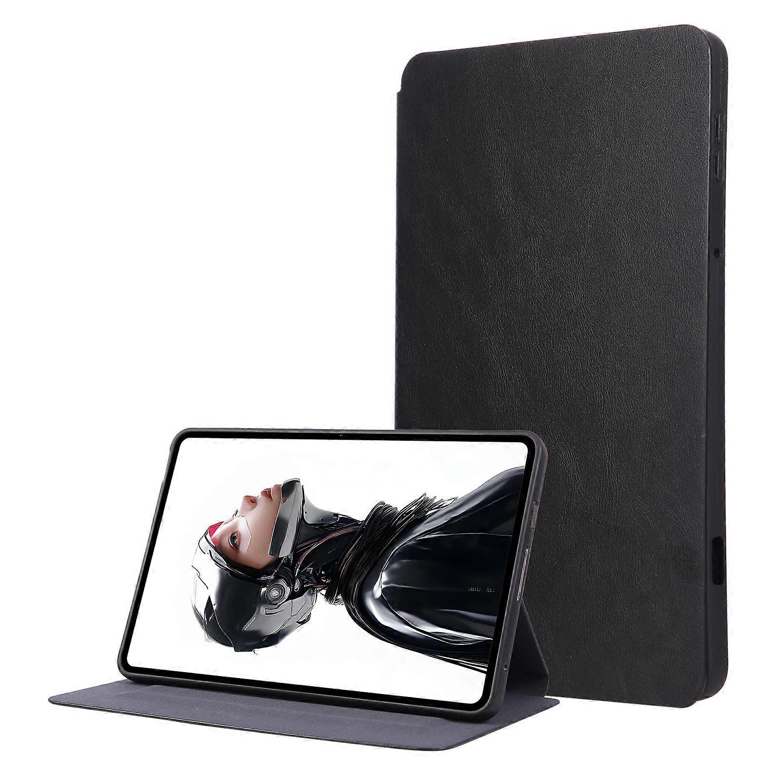 Simple Crazy Horse Leather Tablet Case For ZTE RedMagic Gaming Tablet 3 Pro