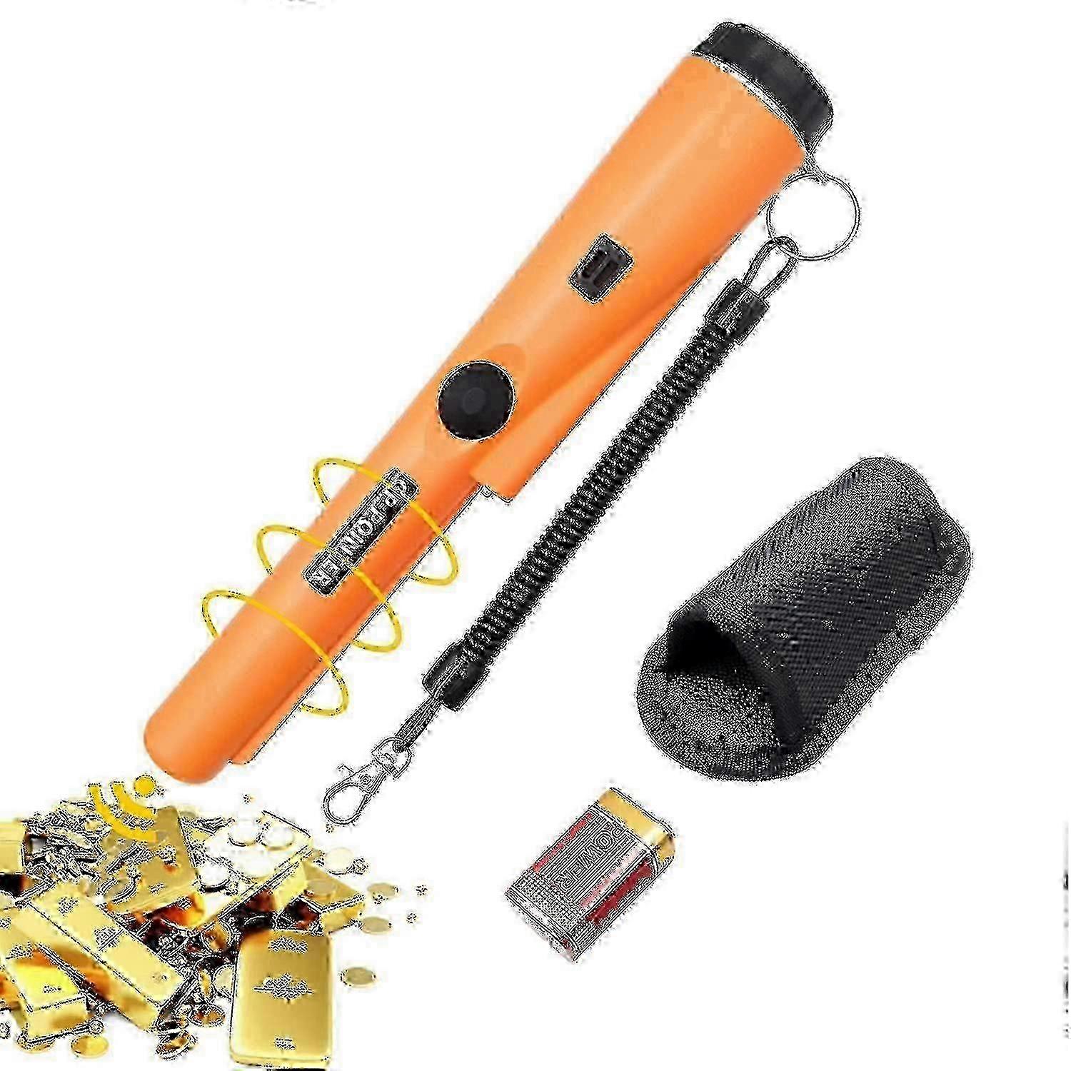 Metal Detector Pinpointer, Metal Detectors For Adults And Kids, Ip66 Waterproof And 360 Scan, High Accuracy Professional - JA-Good SZRH A-D