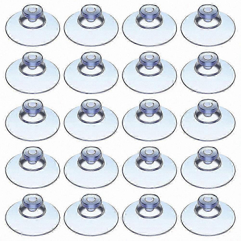 100Pcs διαφανείς βεντούζες, πλαστικές βεντούζες, μαξιλάρια χωρίς γάντζους για υπαίθρια, κουζίνα, μπάνιο