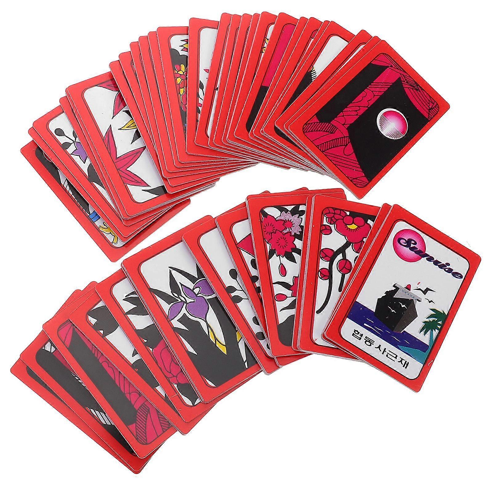 1 set of Board Game Cards Family Party Table Game Cards Paper Poker Card Portable Cards Playing Card Props Party Accessory