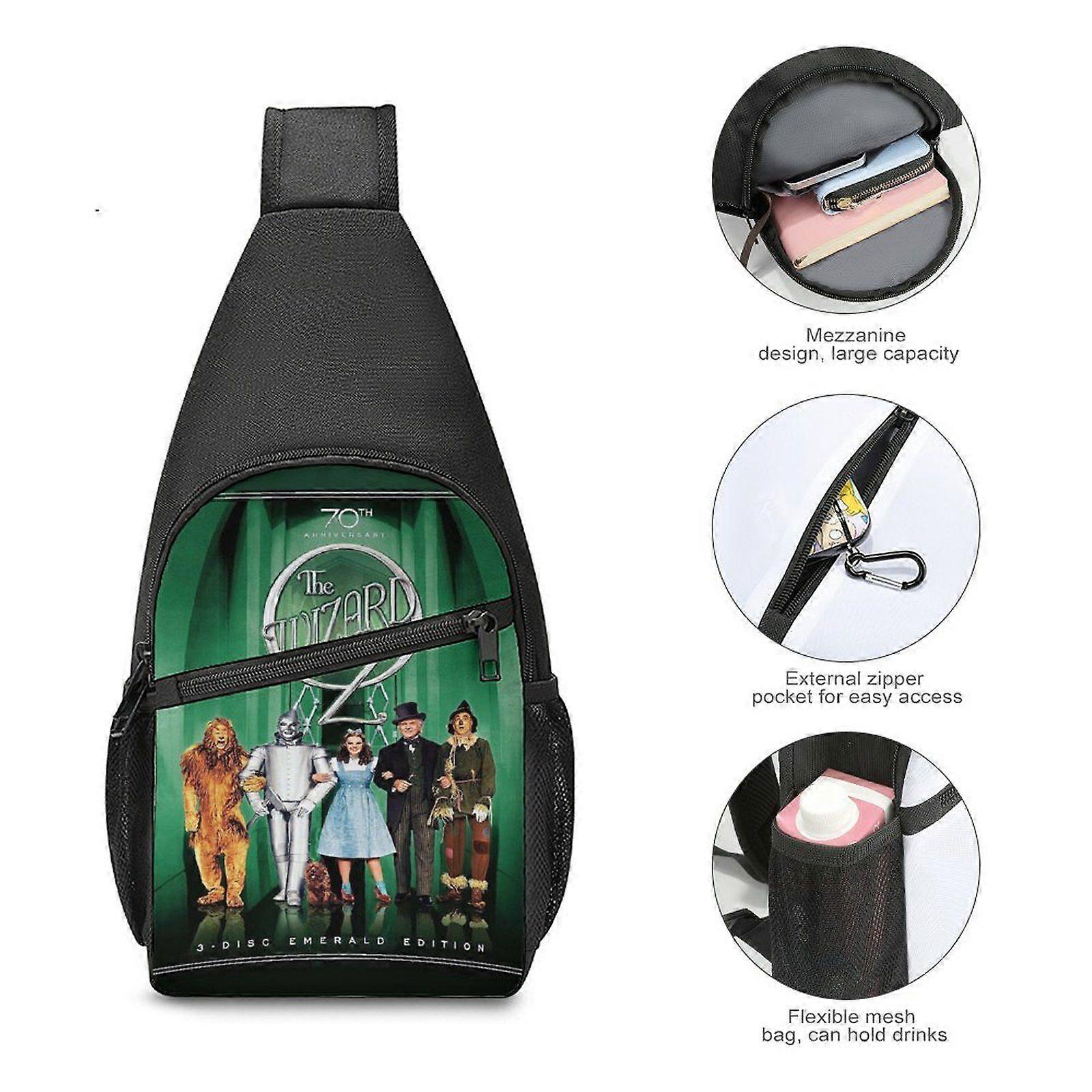 o6881 The Wizard of Oz Stylish Oxford Crossbody Bag and Backpack