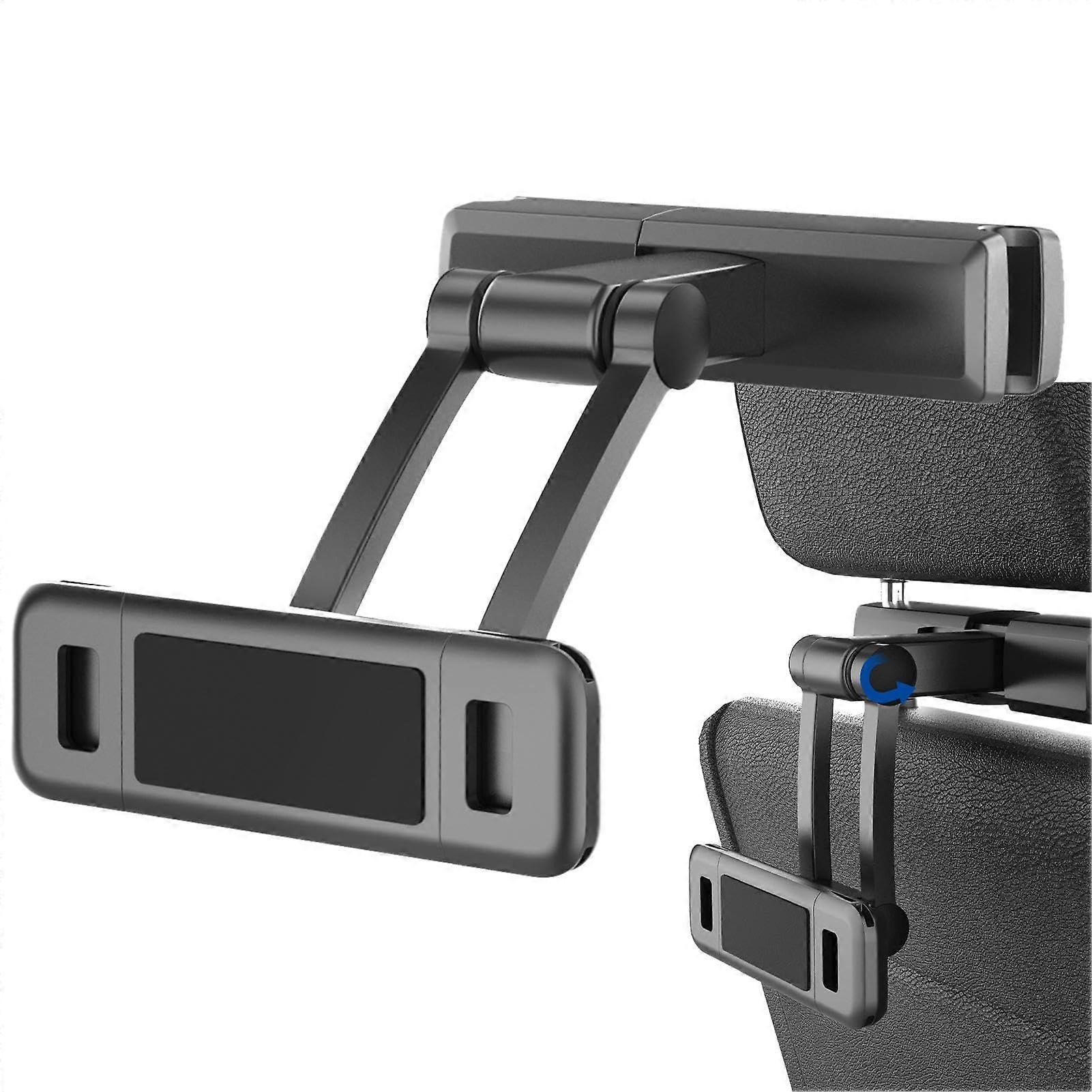 Cell Phone Car Mount for Backseat - Adjustable Tablet Holder for Travel, Compatible with Smartphones and Tablets