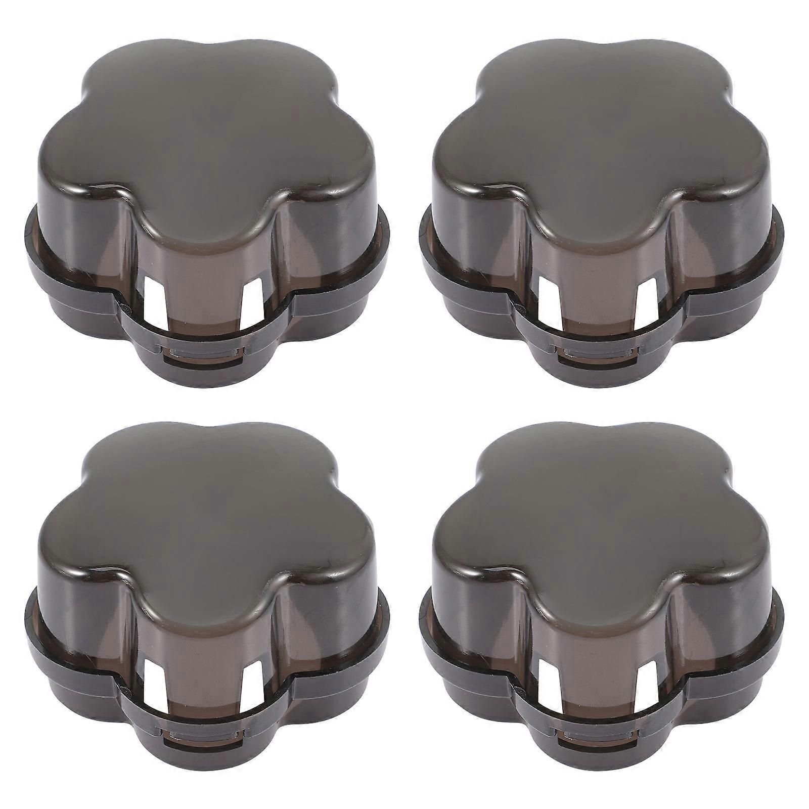 4pcs Childproof Gas Stove Knob Covers, Durable Oven Knob Guards for Safety, Prevent Accidental Activation and Gas Leakage, Translucent Design for