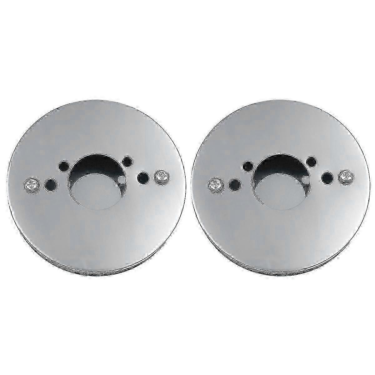 2pcs High Flow Chrome Air Filter Compatible with 1 Inch SU HS4 Carburettors, Size 14x3cm