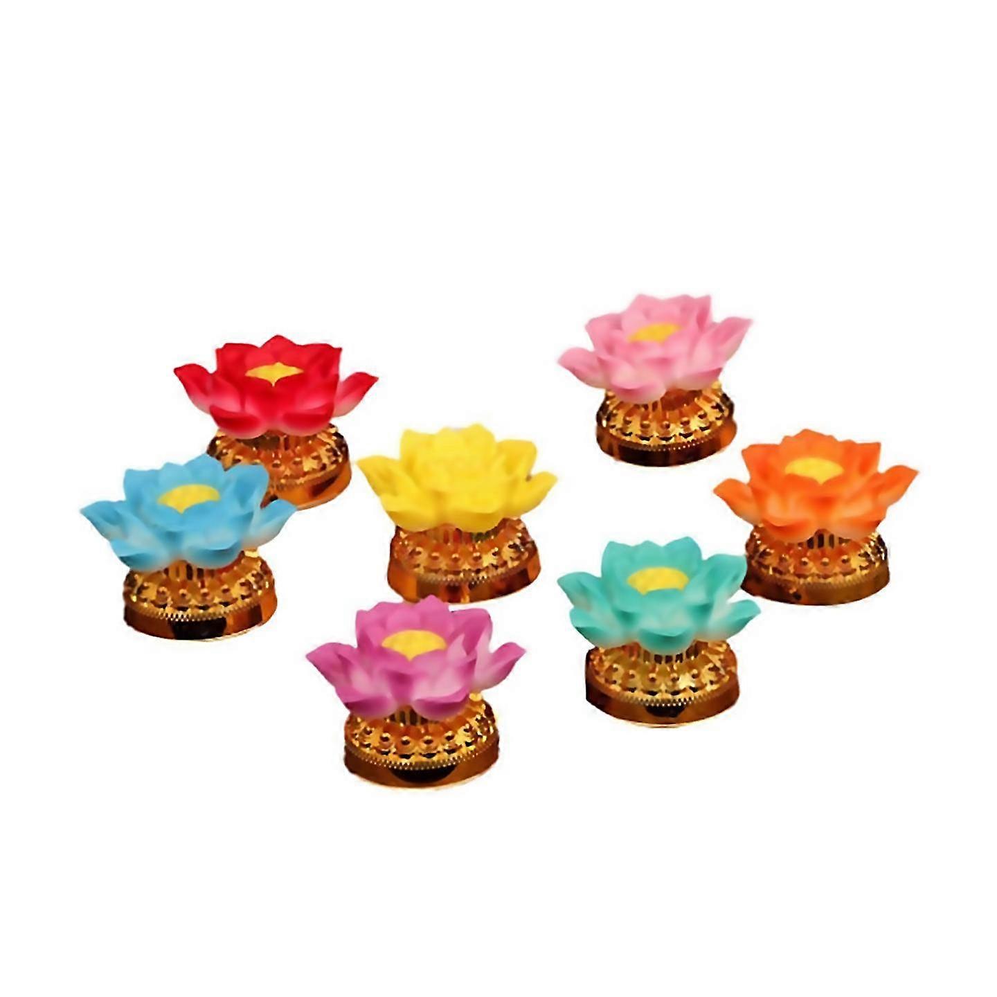 For Lan Lotus Lantern Buddhas Front Lamp Led Long Light