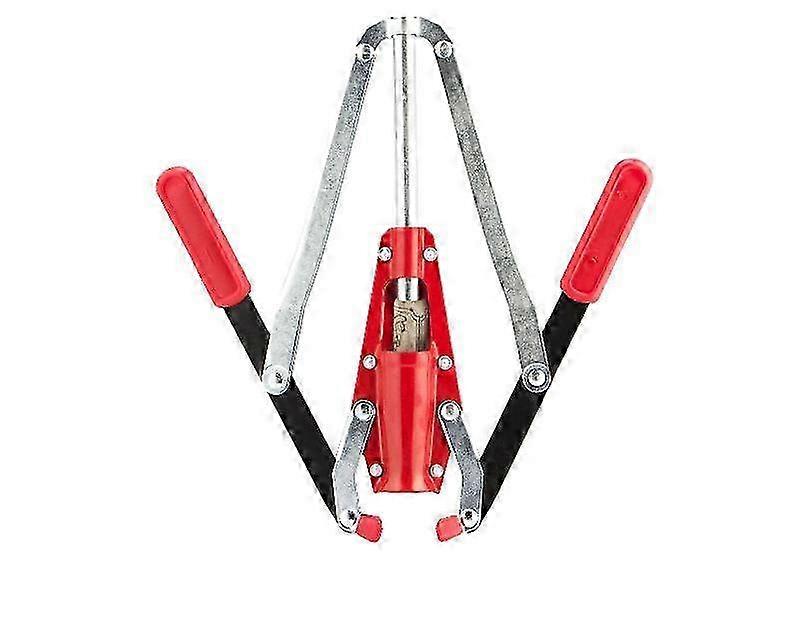 Automatic cap with 2 red handles