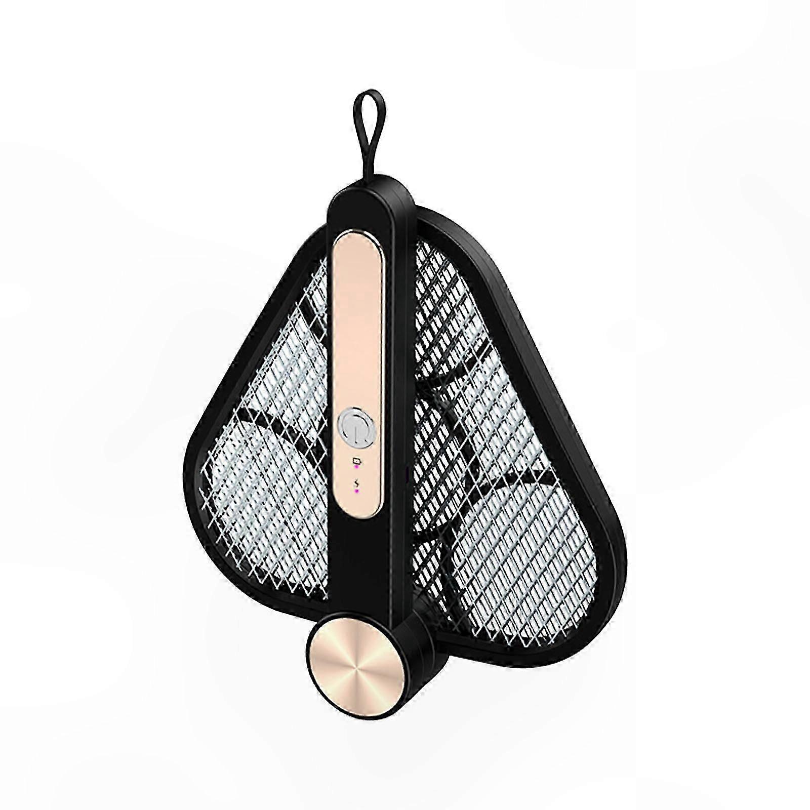 USB Rechargeable Mosquito Swatter and Lamp Combo with Automatic Insect Trap Functionality for Home Use