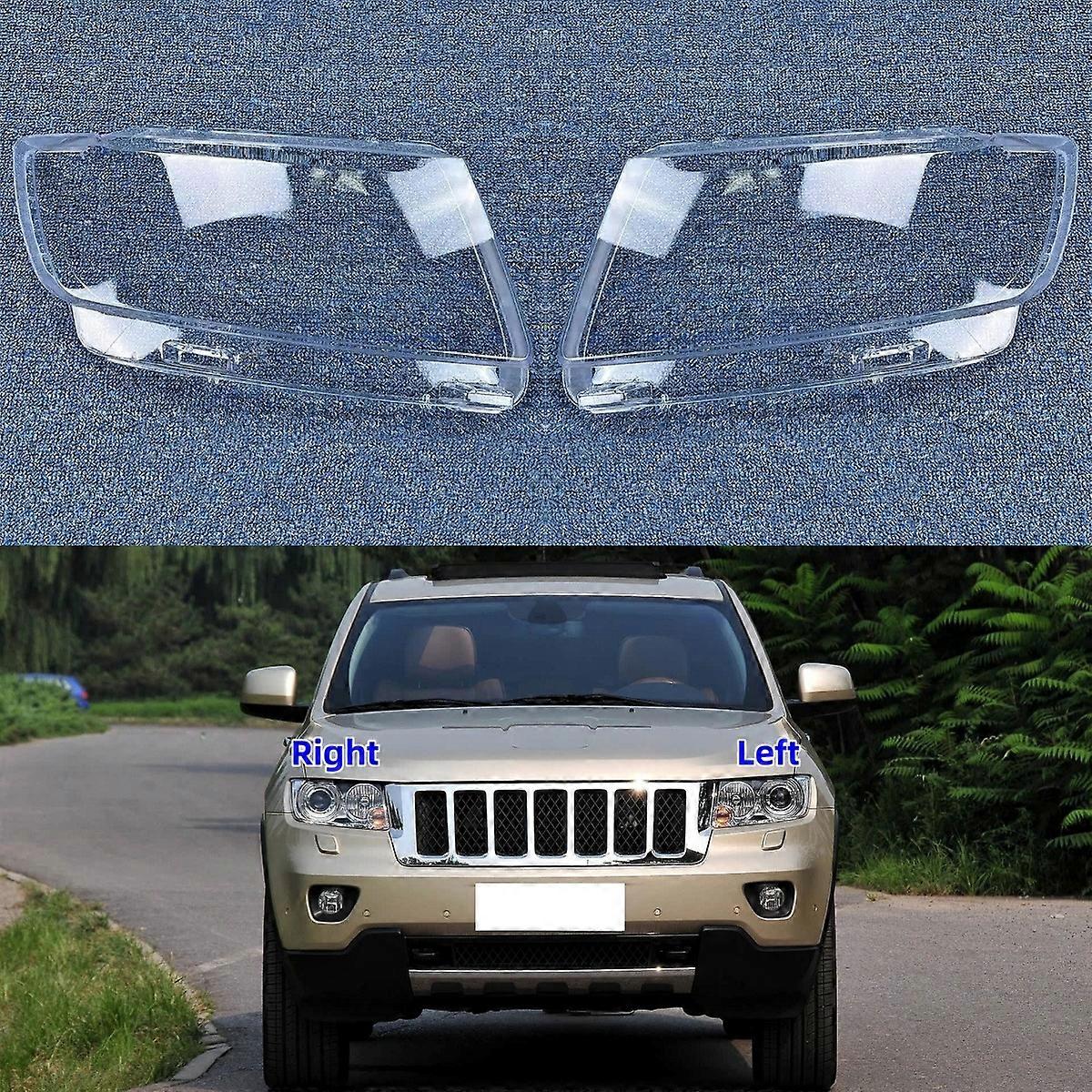 Fantastic For Jeep Grand Cherokee 2011 2012 2013 Accessories For The Car Replace A Transparent PC Lights Shell Front Lights Lampshade