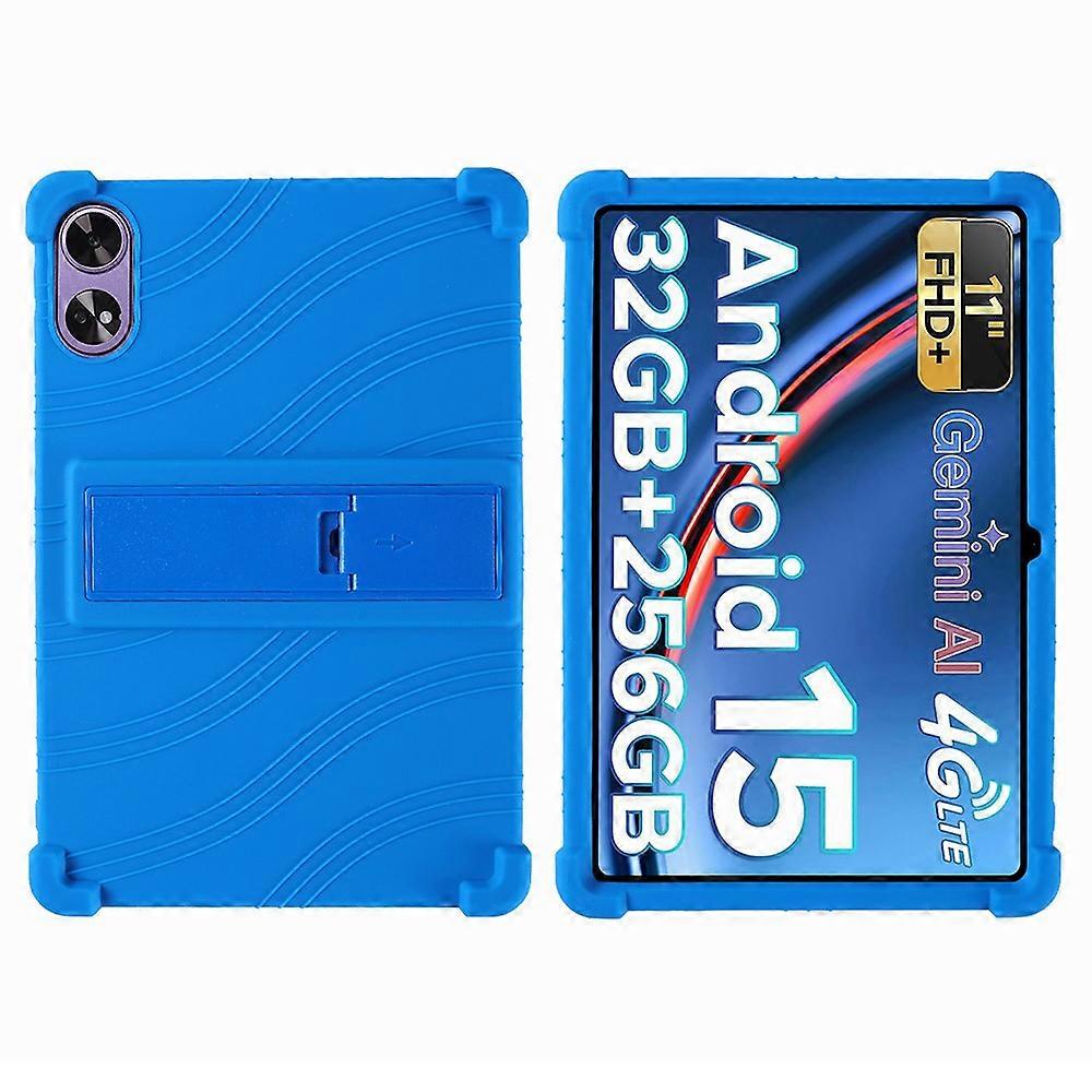 Compatible For Doogee Tab G6+ Case Adjustable Kickstand Silicone Tablet Protective Cover