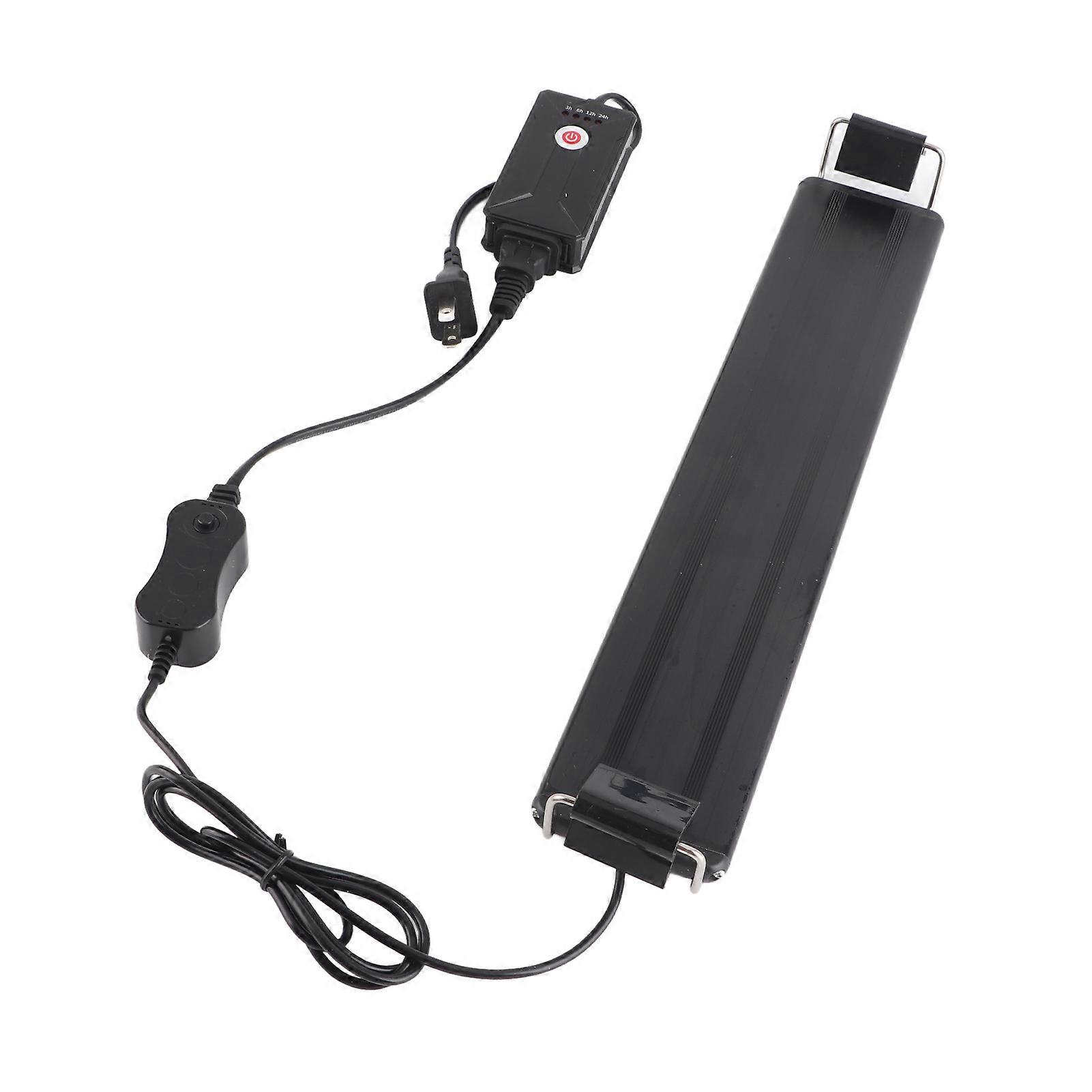 אור אקווריום 10W כחול לבן LED מנורת מיכל דגים 40-50 ס"מ תקע ארה"ב