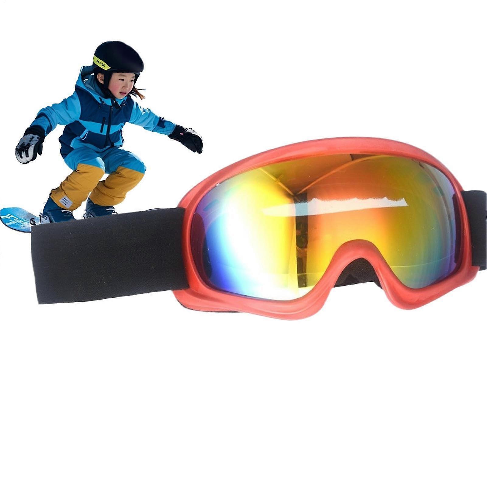 Snowboard Goggles for Youth, UV Protection AntiFog Comfortable Warm