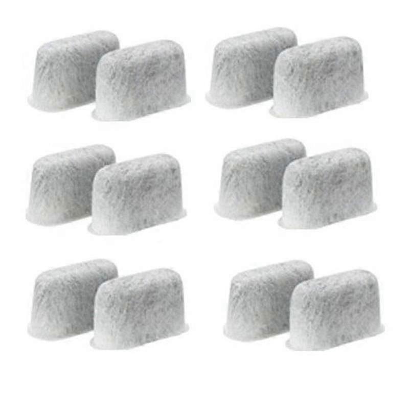 Coffee Machine Replacement Filters - 12 Pack Charcoal