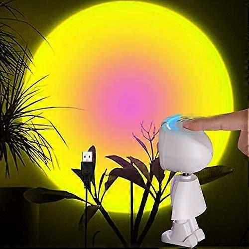 unbrand Sunset Projector Astronaut Night Light Led Aura Lamp for Photography/Party/Bedroom/Living Ro