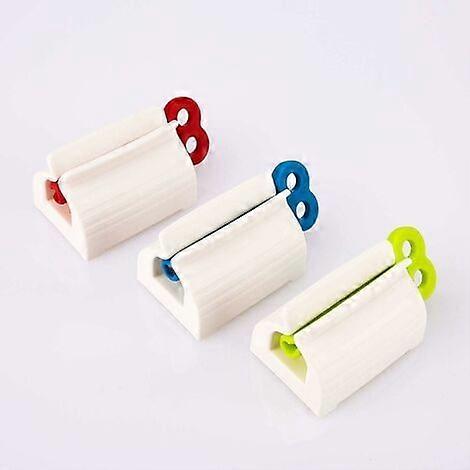 Toothpaste Dispenser Squeezer Multi-Purpose Toothpaste Holder Red Blue Green -