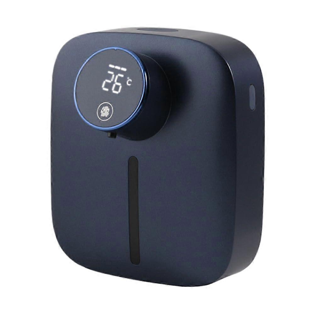 USB Sensor Soap Dispenser 300ml Capacity Automatic Infrared Sensor Rechargeable USB Powered Dark Blue