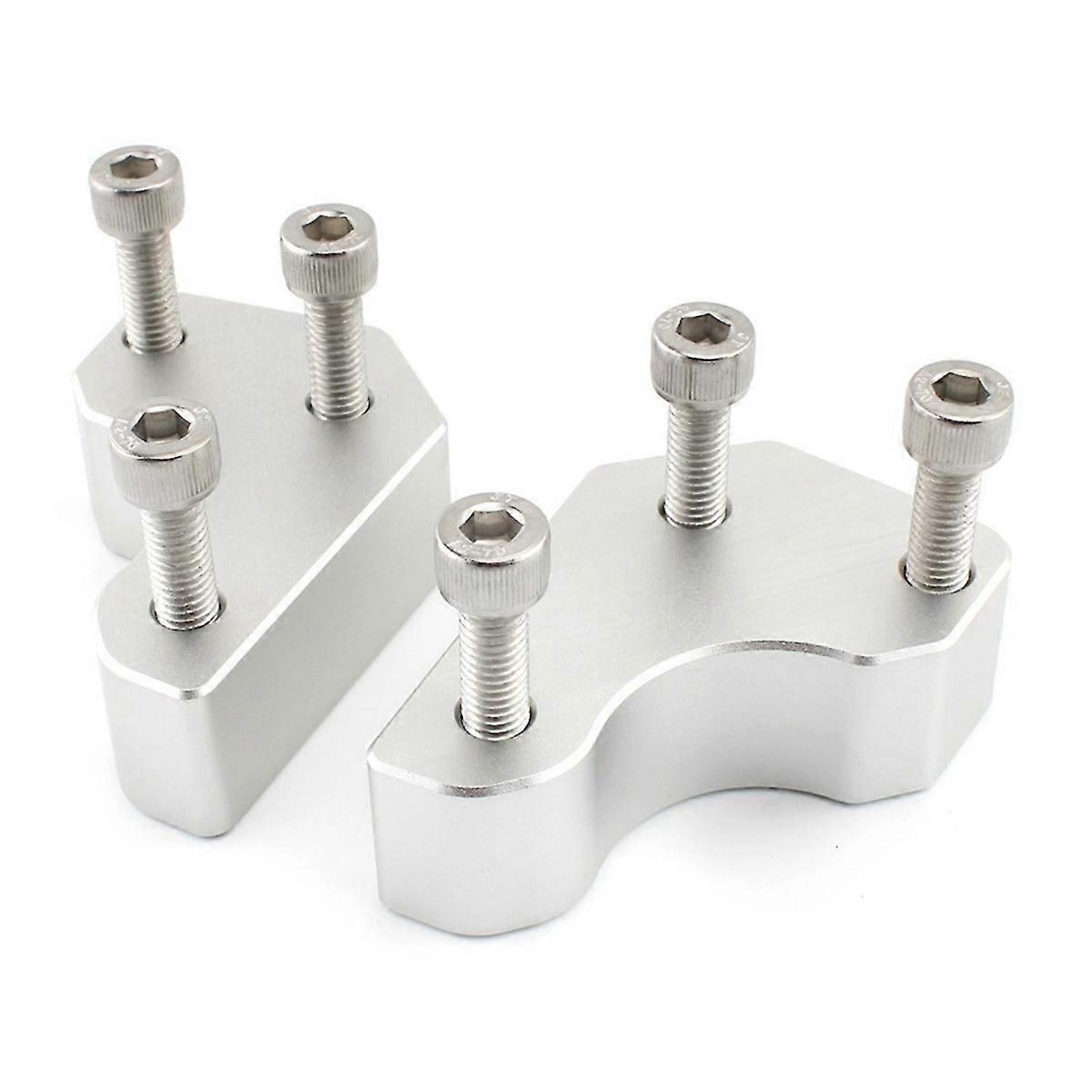 Handlebar Raise Pad Handle Bar Riser for Silver