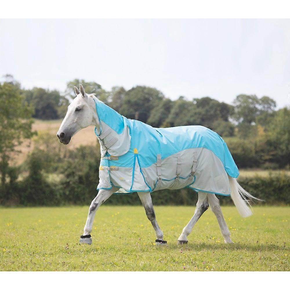 Shires Highlander Plus Waterproof Fly Rug - Blue