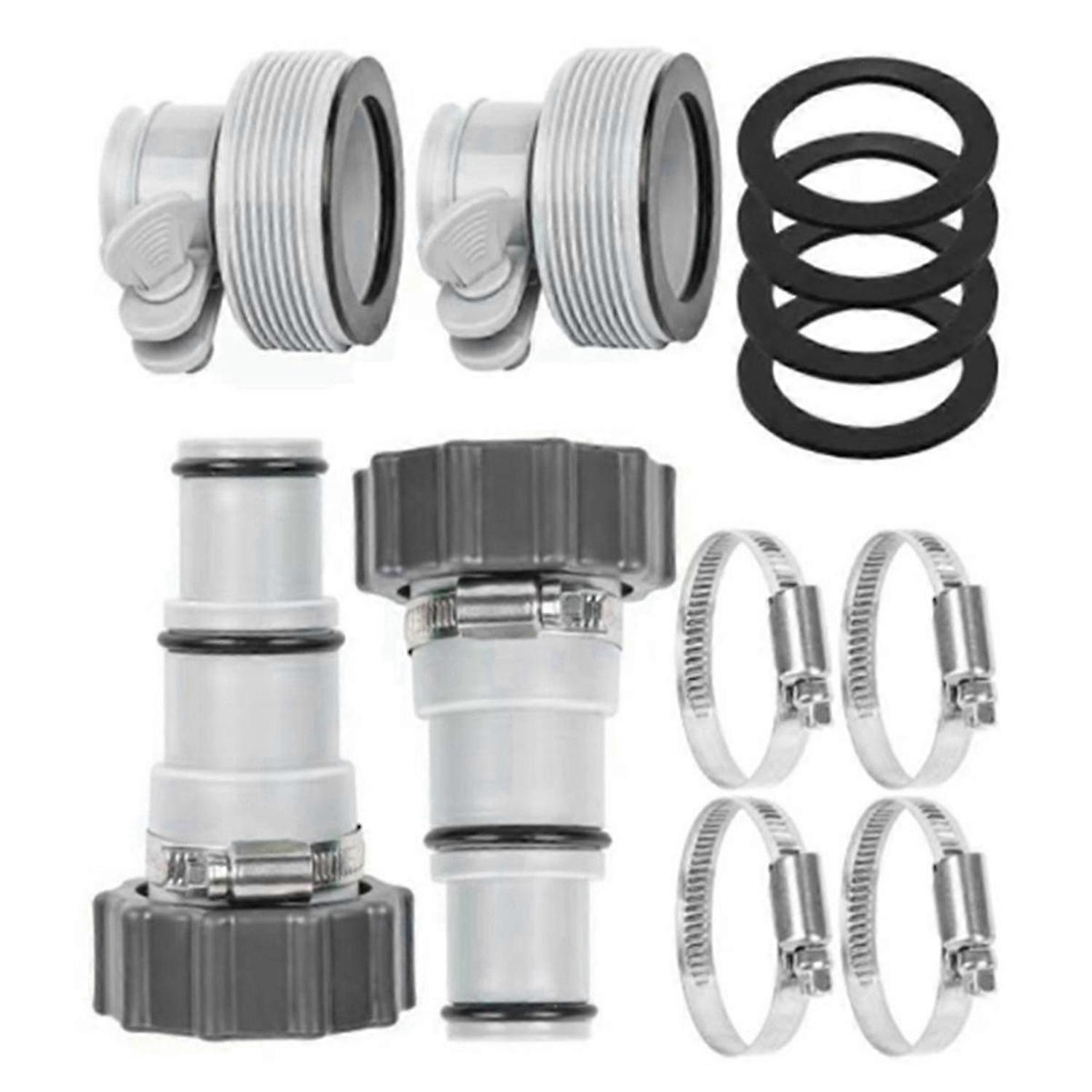 Pool Hose Adapter for Intex Fit ARU Threaded Pump Replacement Hose