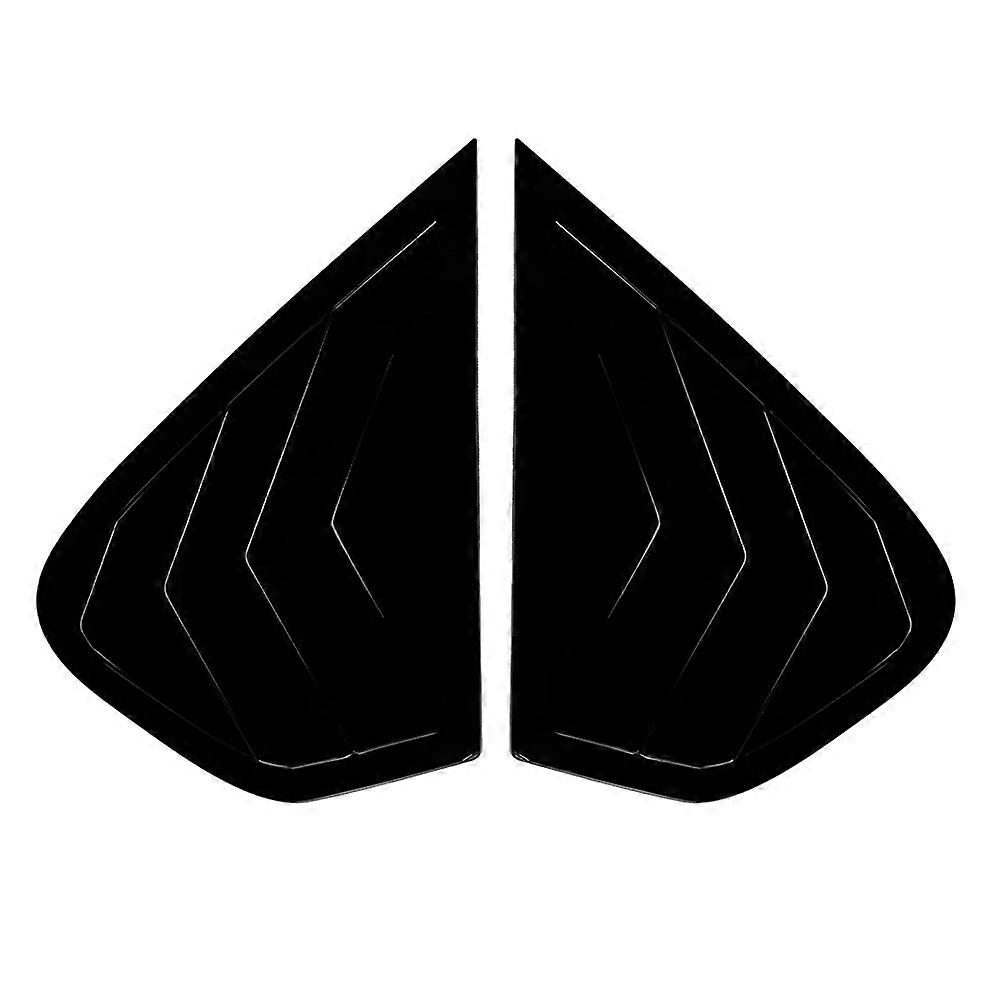 Car Side Window Louver Cover for X6 E71 E72 Black