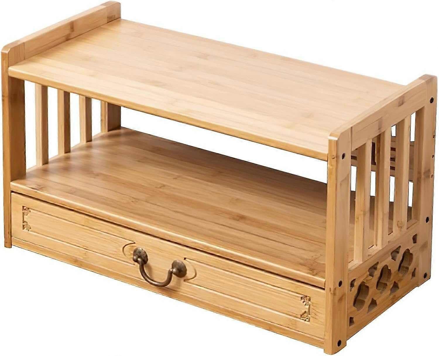 Meditation Altar Table For Spiritual Practices, Wooden Altar Table With Drawer, 42x25x48 cm