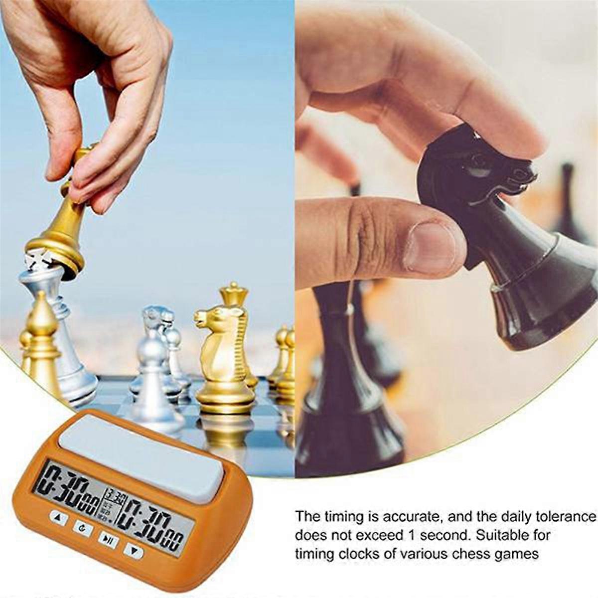 Professional Board Game Timer Count Up Down Competition Hour Meter Table Games Chess Clock for Inter