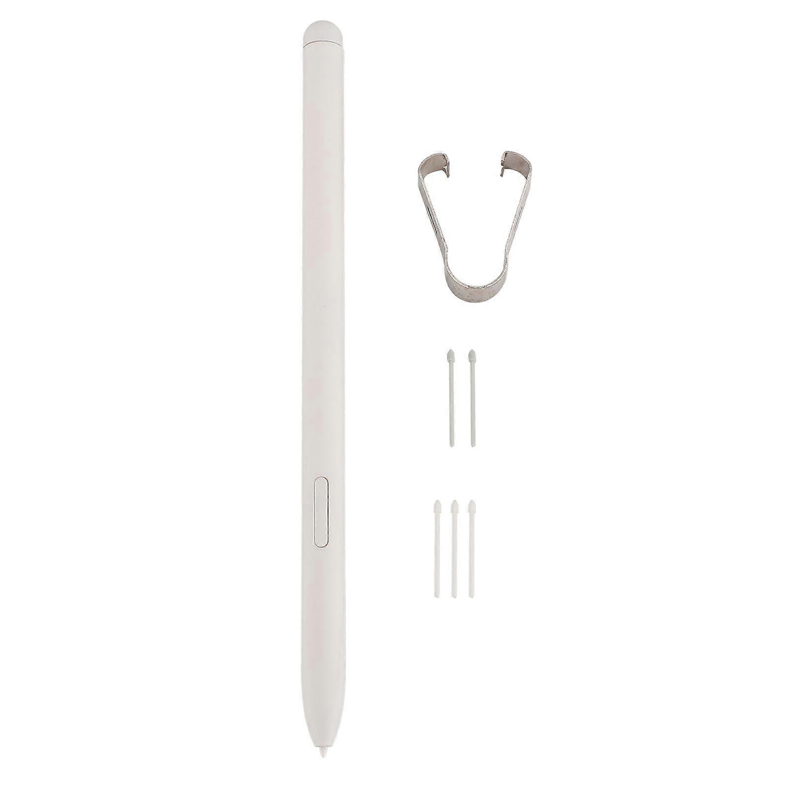 Tablet Stylus Pen High Sensitivity High Accuracy Stylus Pen with 5 Nibs for Tab S9 S9FE S9 Plus S9 Ultra White