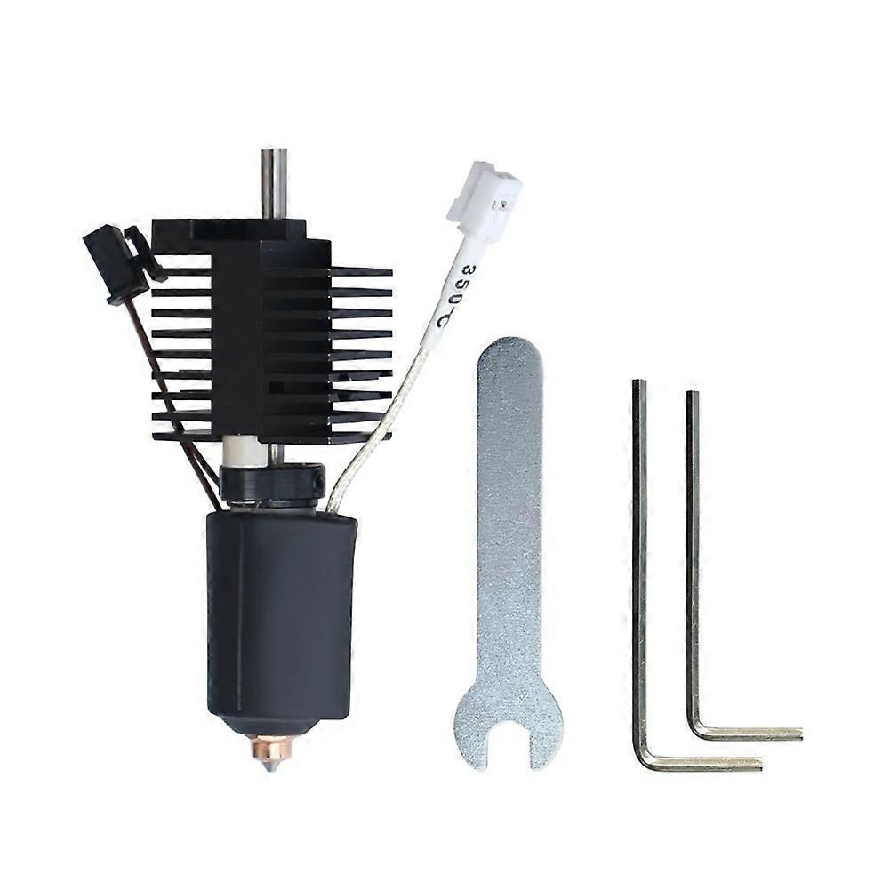 For Creality K2 Plus Ceramic Heating Block end Kit High Temperature Resistance and with High Flow 0.4mm Nozzle