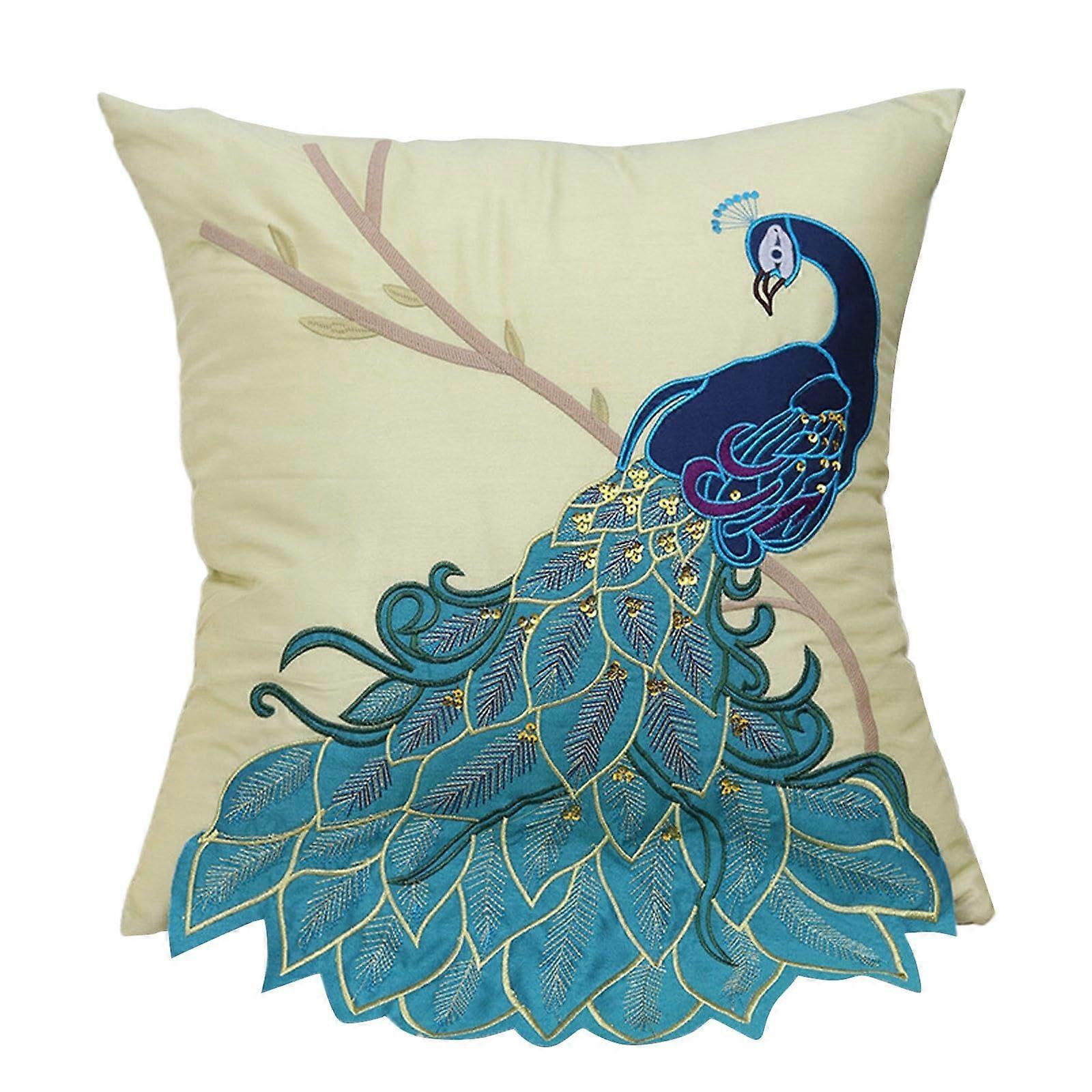 Throw Pillows Decorative Throw Pillowcase Blue 45cm Sofa Decoration Winter Holiday Style