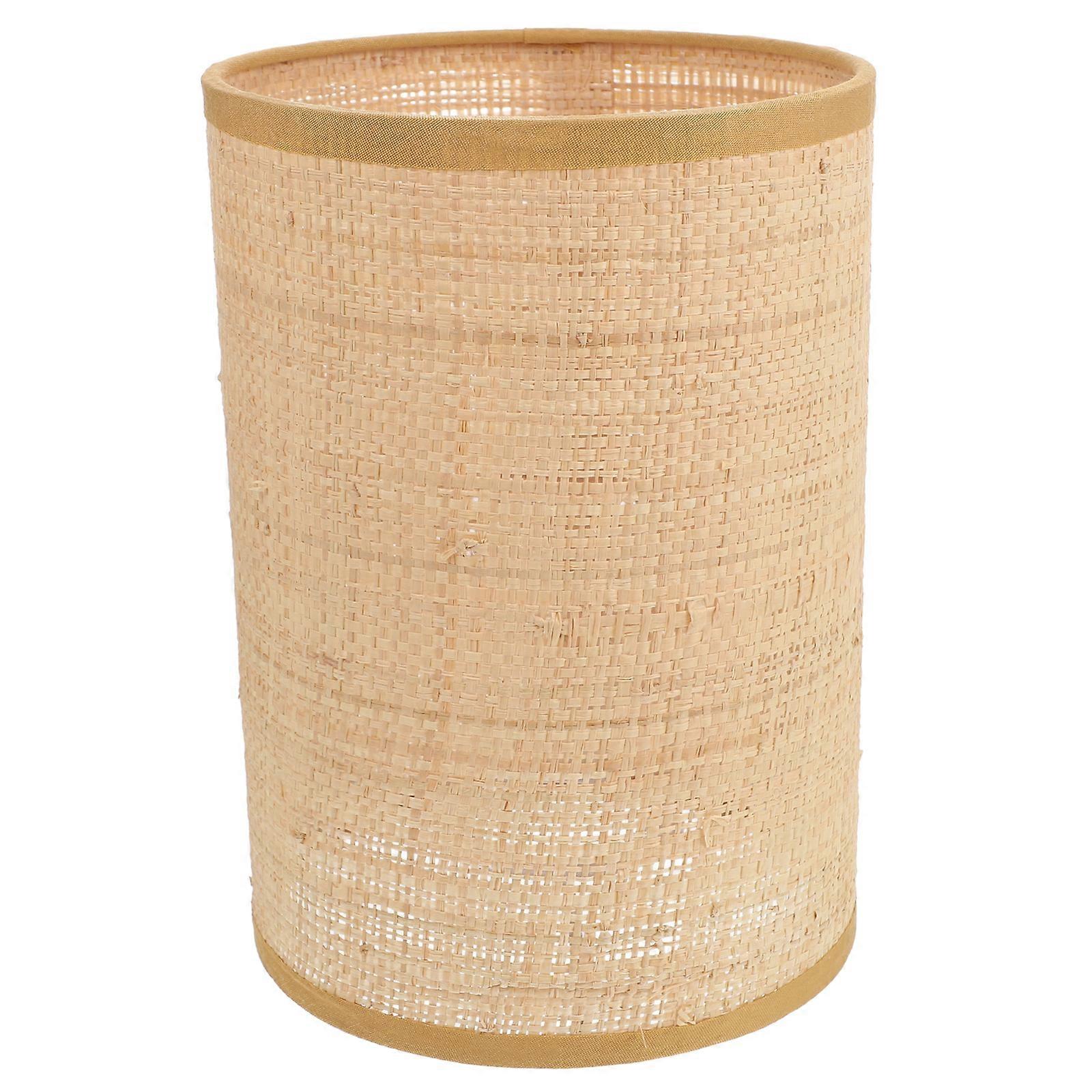 Decorative Lighting Rattan Woven Lamp Shade 2Pcs Crafted For Table Lamp Floor Lamp Usage In Living Room Bedroom Elegant Design