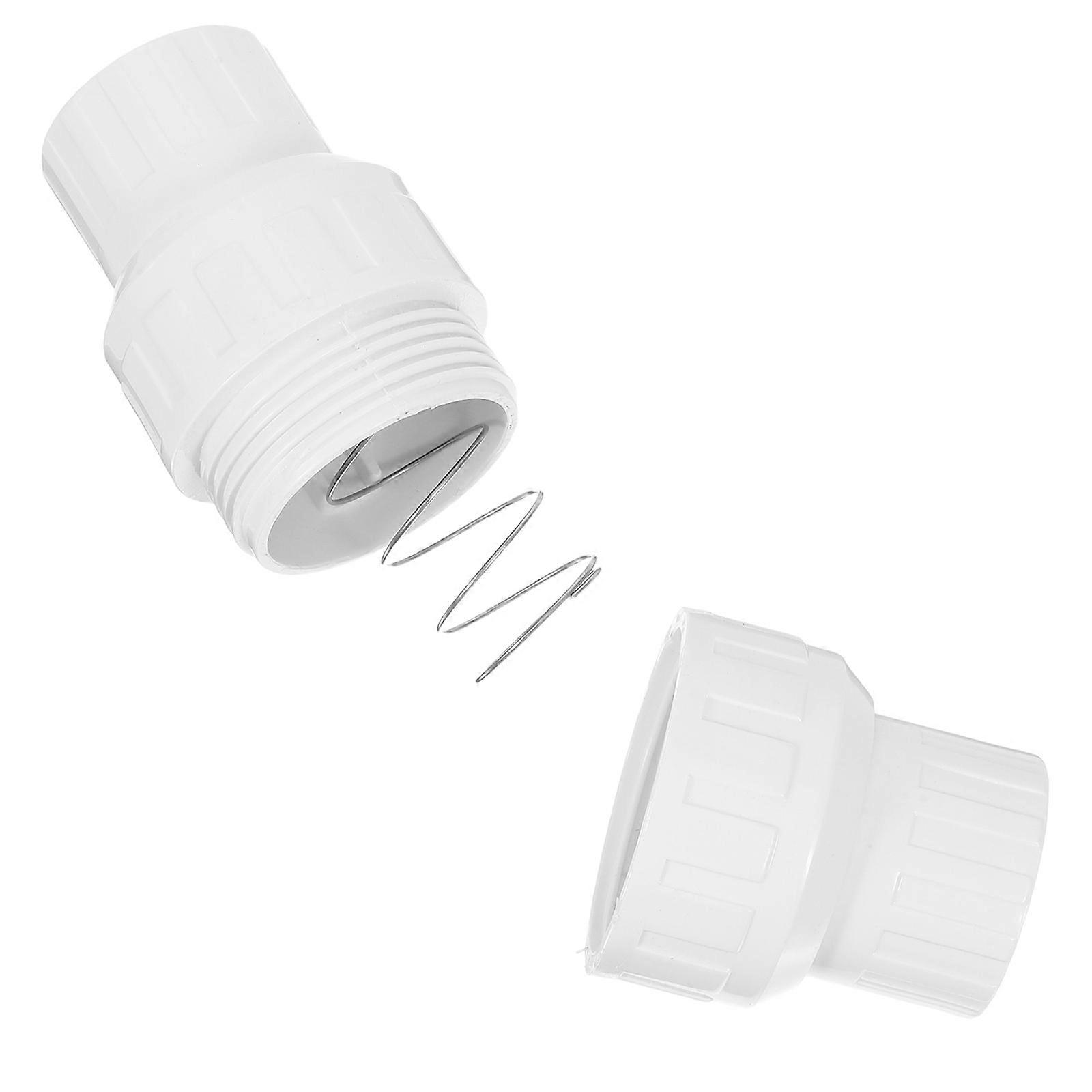 Water Pipe Check Valve PVC Material for Pipeline Protection 4Pcs