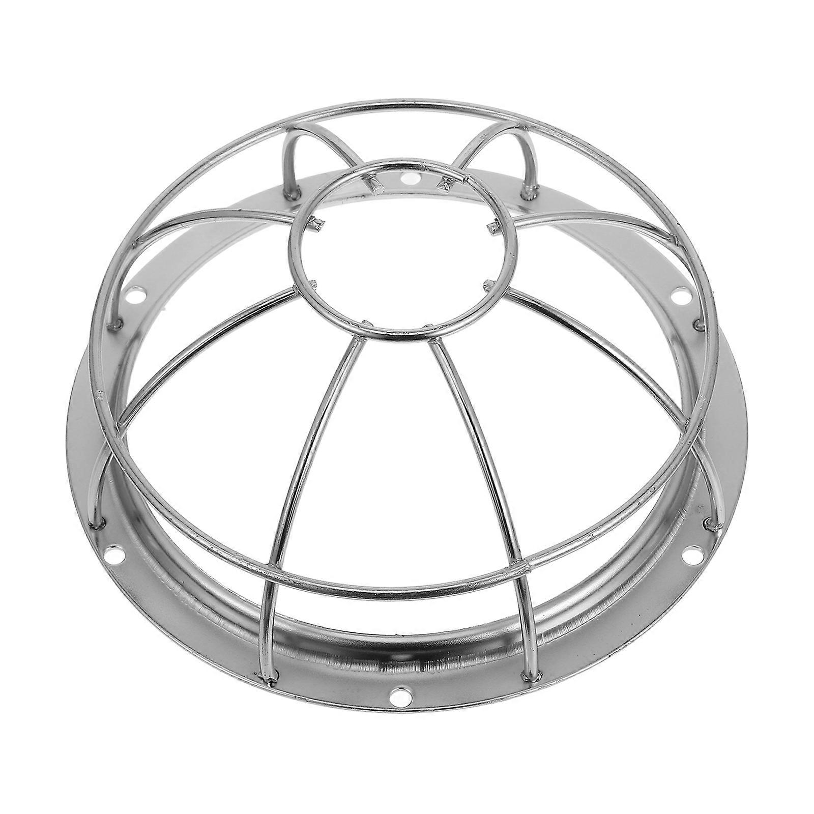 Iron Mesh Light Bulb Guard for Workshop Use with 4Pcs Metal Cage Cover