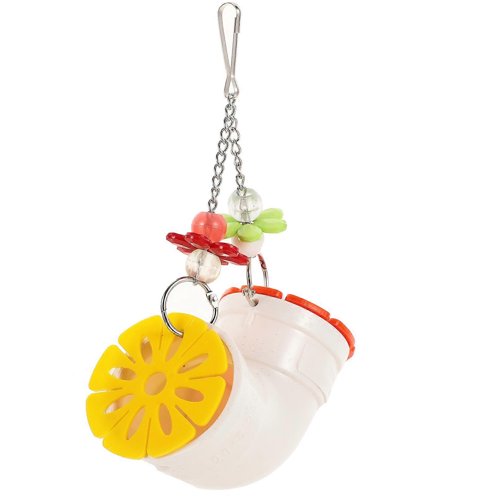 Creative Large String Plastic Toys 2Pcs For Birds Chewing Instinct Satisfaction 18.5 X 11.5 X 5.5 Cm Pet Entertainment