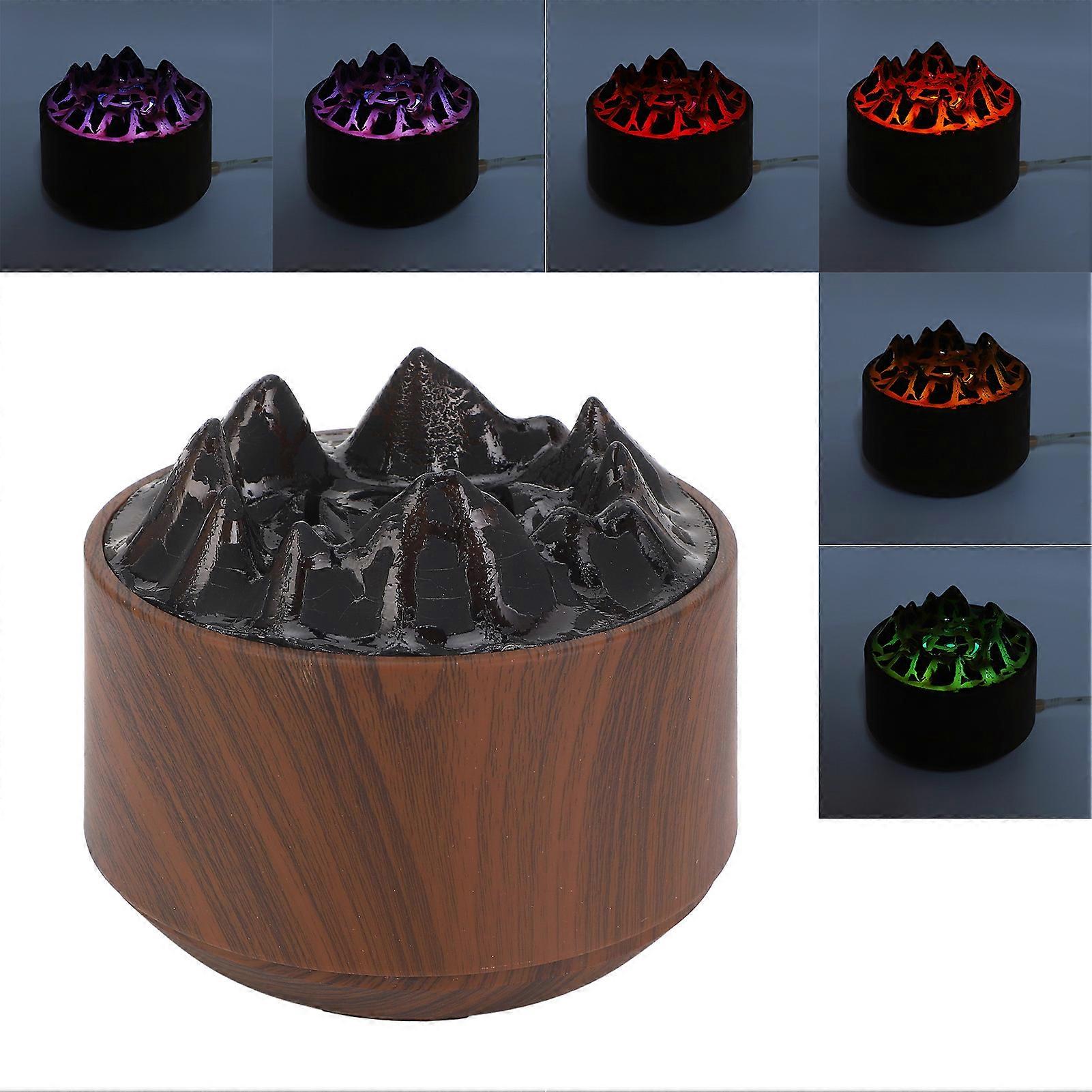 Flame Diffuser 300ml Colorful Light Quiet Aroma Humidifier Desktop