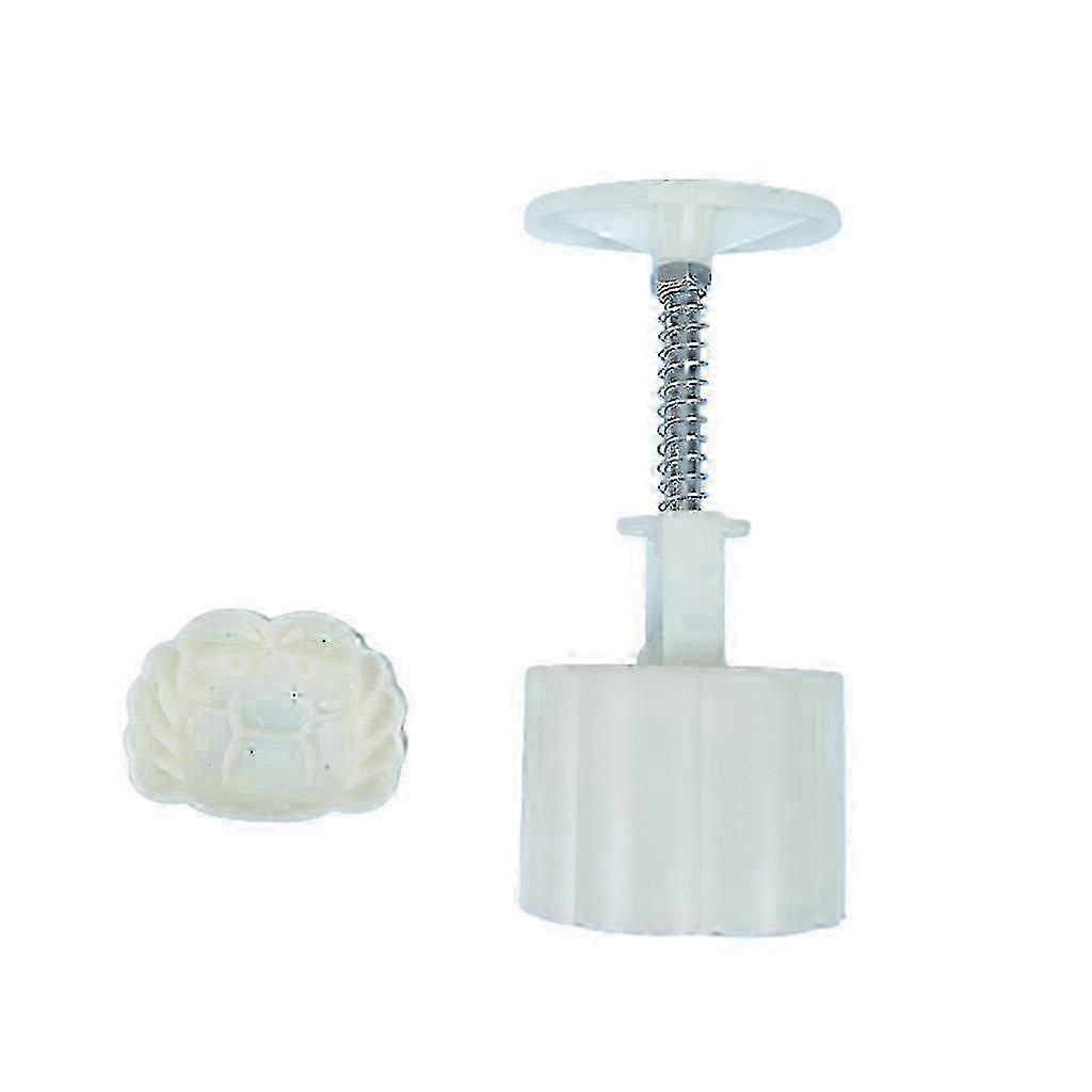 unbrand Crab Shape Mooncake Mold - 50g Plastic Material with Stamps