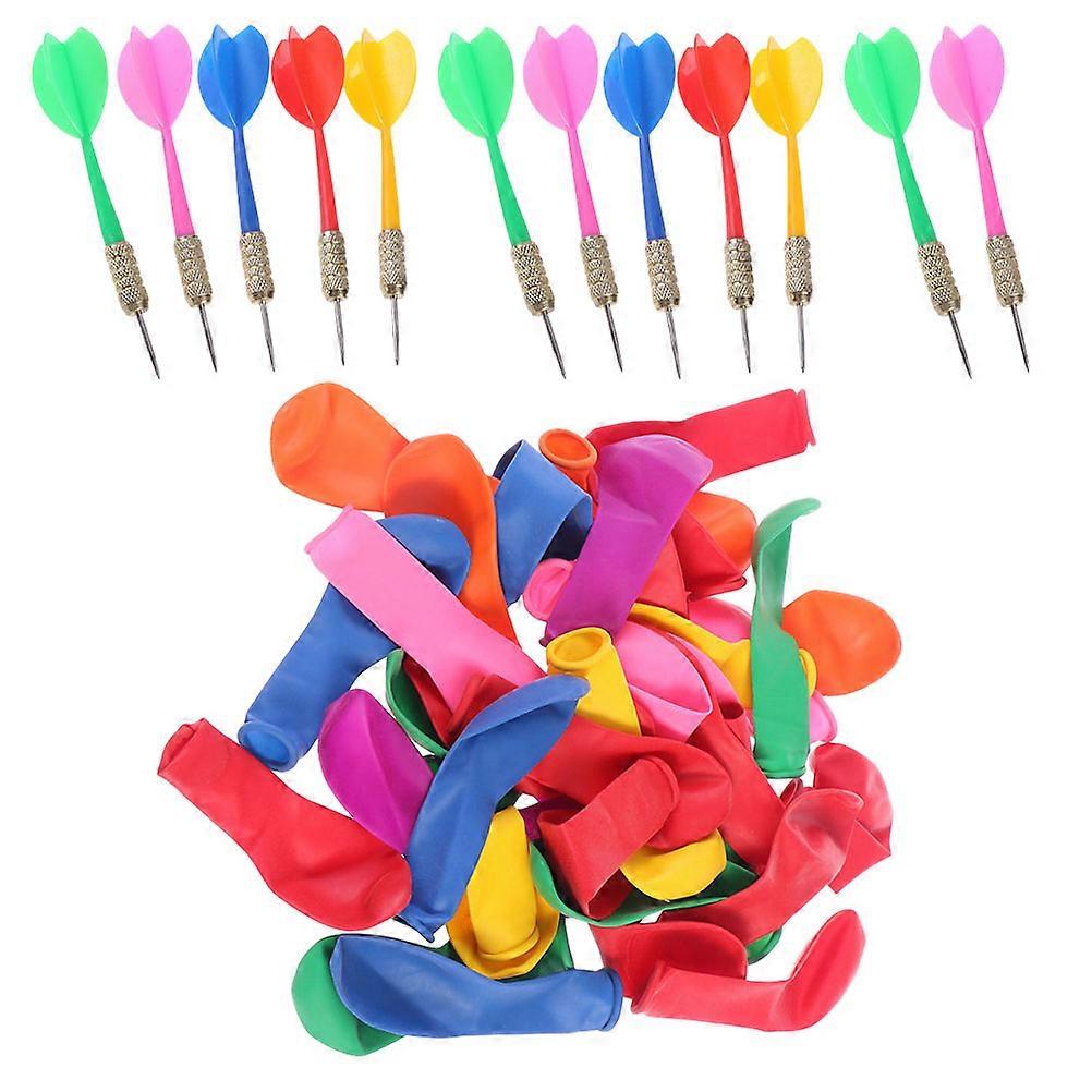 Darts Game for Throwing 12 Darts and 500 Balloons Balloon Toy Set