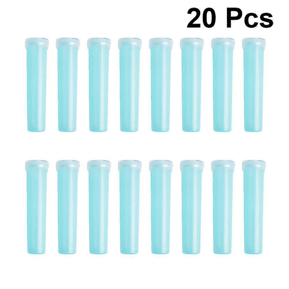 Blomsterbutiksartikler Blomsterrør til planter 60 stk. blå vandrør