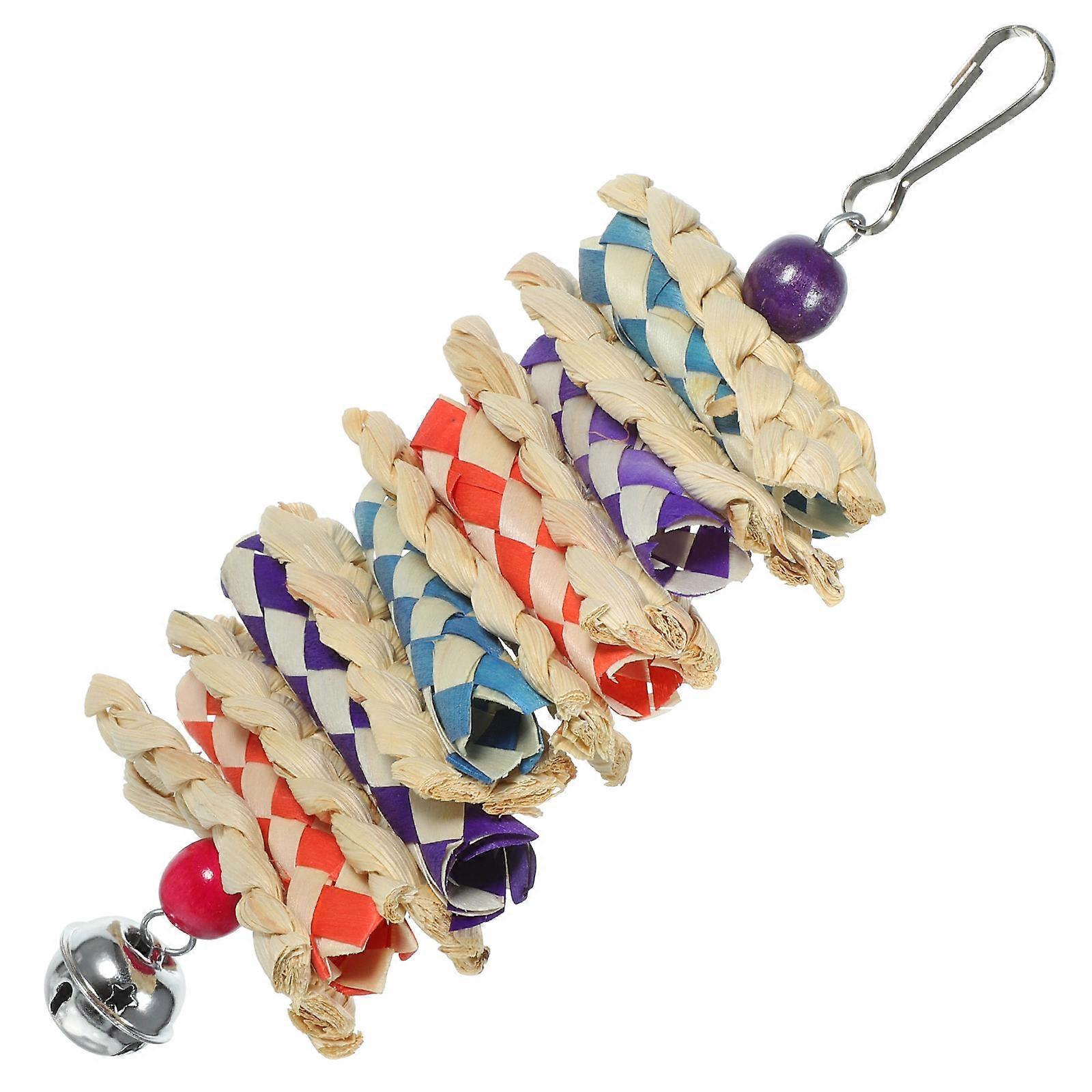 Bird Chew Toy 4Pcs Shredding And Chewing Toy For Indoor Play Designed For Birds And Parrots In