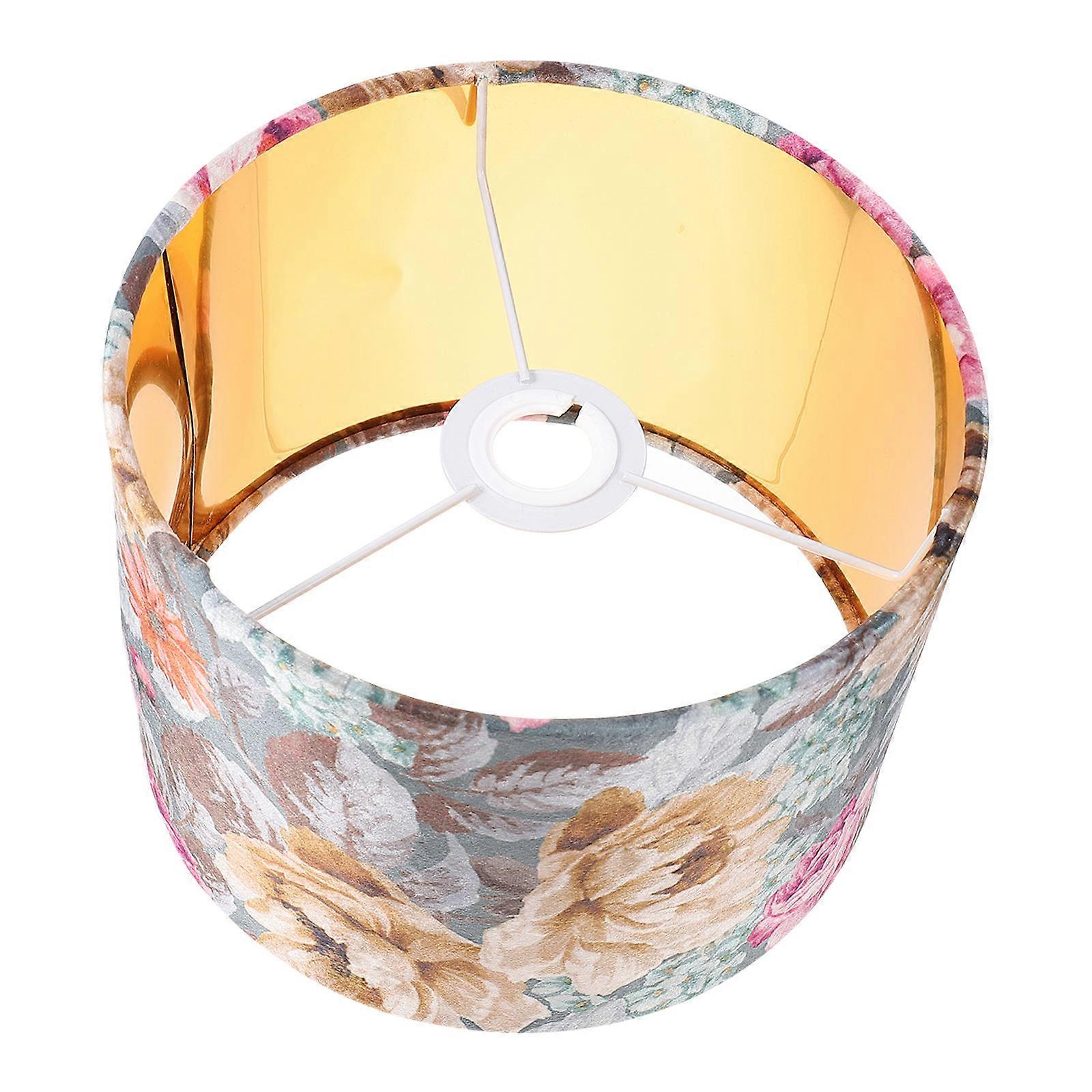 Tai Flower Pattern Lampshade for Decor 1Pcs Cloth Table Light Accessory