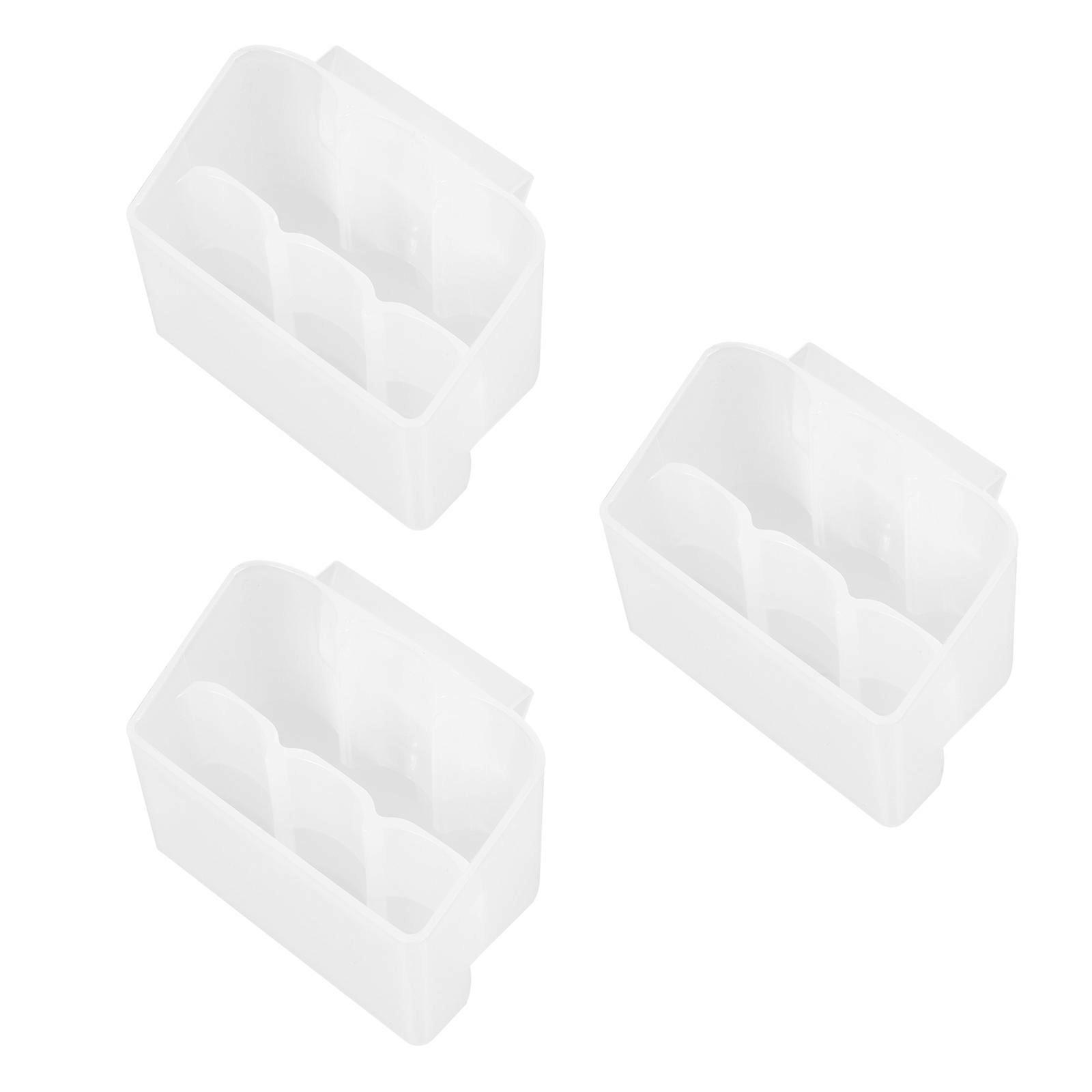 Kitchen Storage Transparent Fridge Door Organizer Box for Hanging 15Pcs