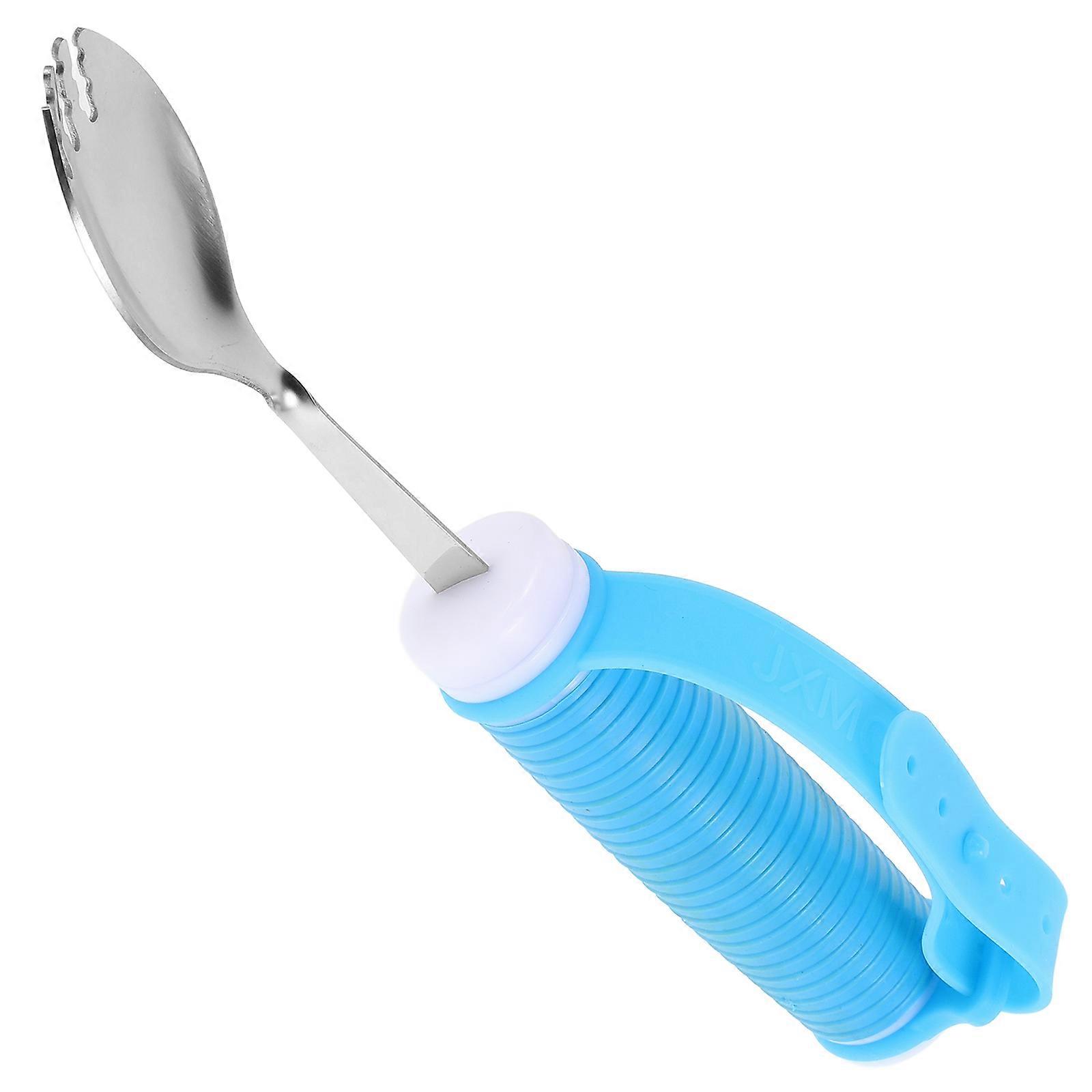 Adaptive Spoon Stainless Steel Fork Spoon Adaptive Eating Aid Elderly