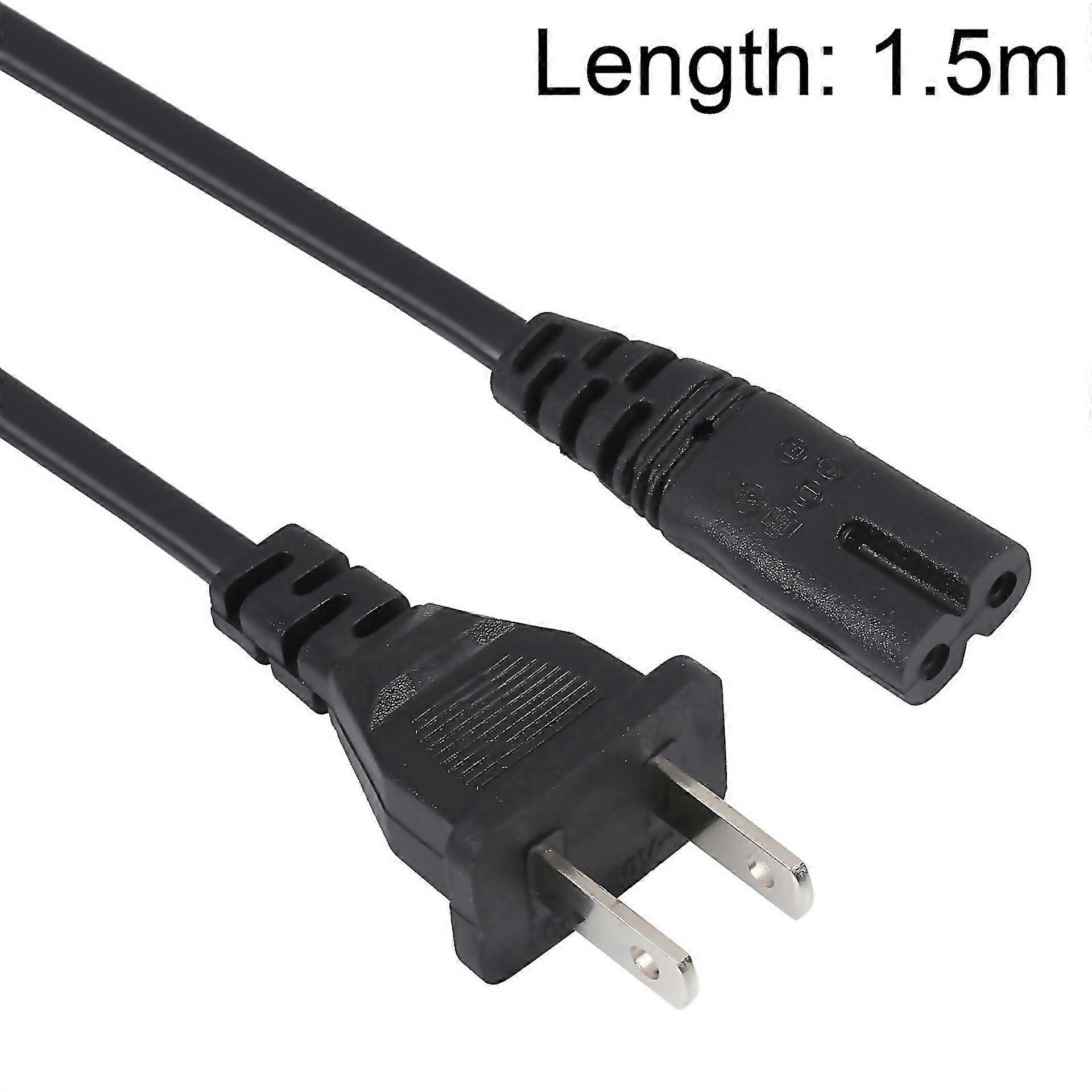 For High Quality 2 Prong Style Us Notebook Ac Power Cord Length