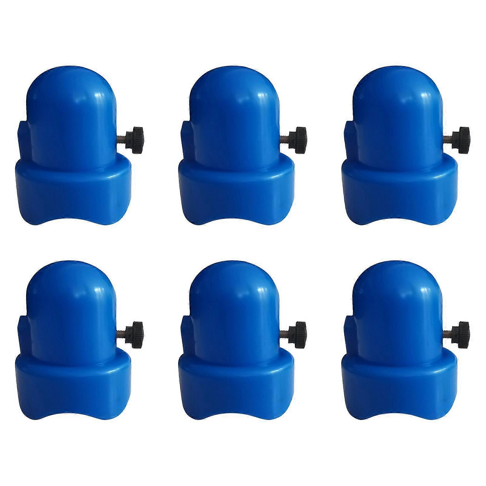 Trampoline Enclosure Pole Caps with Secure Screw for Thumb for Added Safety