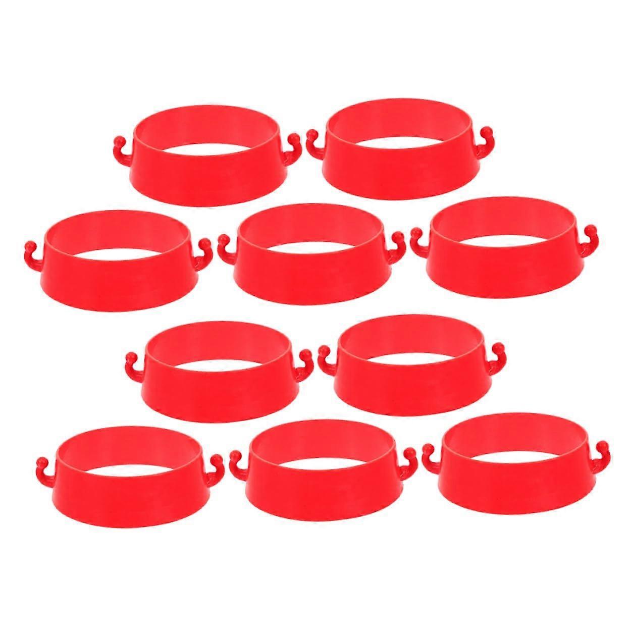 Traffic Cone Connectors 10Piece Set Safety Chain Linkers For Parking Barriers And Construction Cones Easy Installation