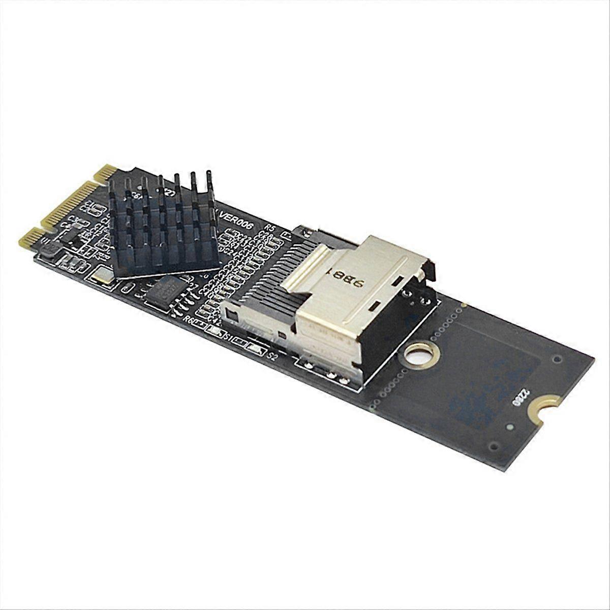 M.2 NVME to SFF-8087 SATA3.0 Mini-SAS/SATA Hard Disk Adapter Card