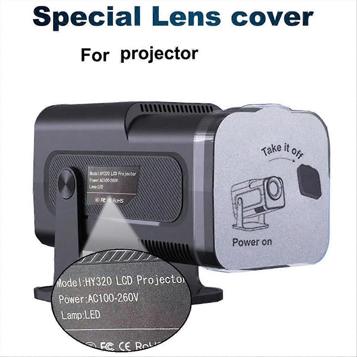 HY320 Projector Lens Cover Dust Protection Cap for HY320 Projector Essential Projector Accessory