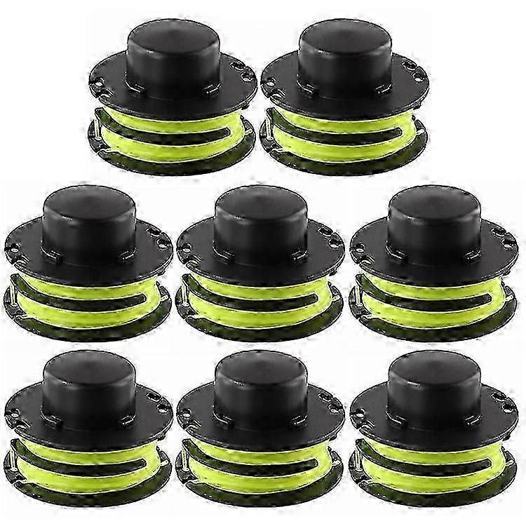 8PCS Replacement Spools Compatible For Ryobi Lawn Trimmer Wire Reels RAC119