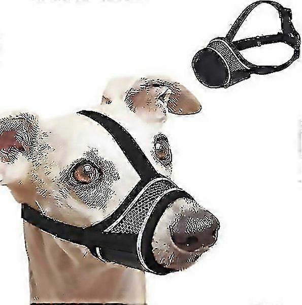 For Dog Muzzlebreathable Drinkable Mesh Muzzle For Dogsanti Biting Barking Chewing With Strengthen S