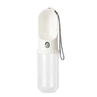 1pc Dog Water Cup Udendørs hundeskål Foldbar Pet Vandflaske Dispenser Udendørs Pet Supply White Bowl Travel Abs Walk The Dog